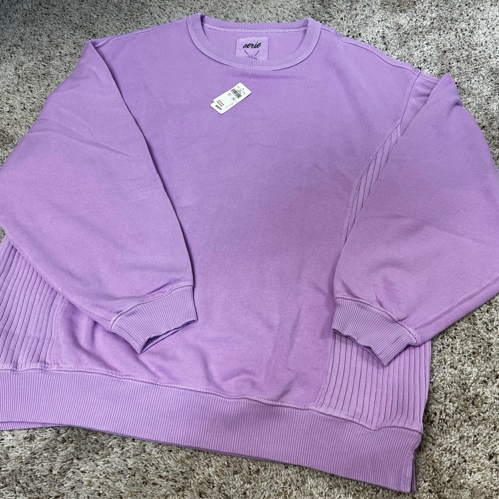 Aerie Très Chic Keyhole Sweatshirt